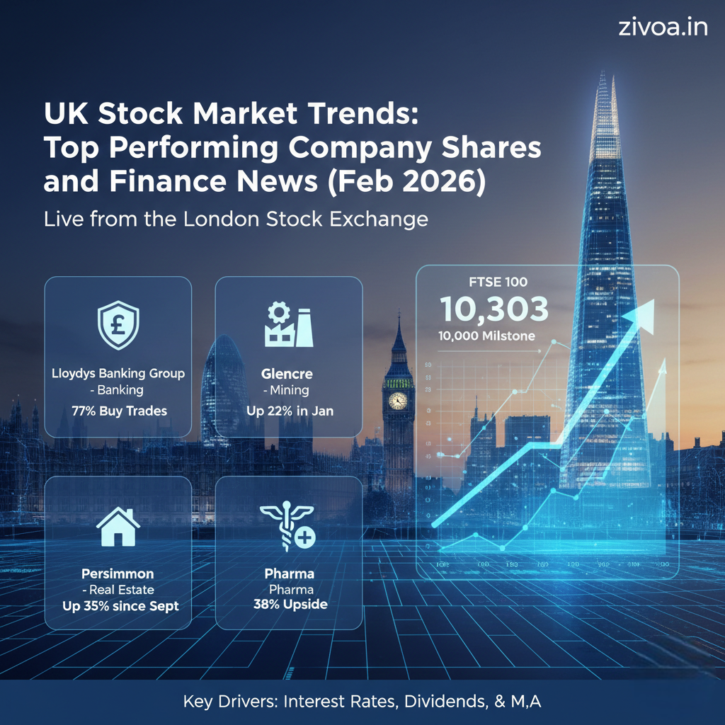 UK Stock Market Trends: Top Performing Company Shares and Finance News (Feb 2026)